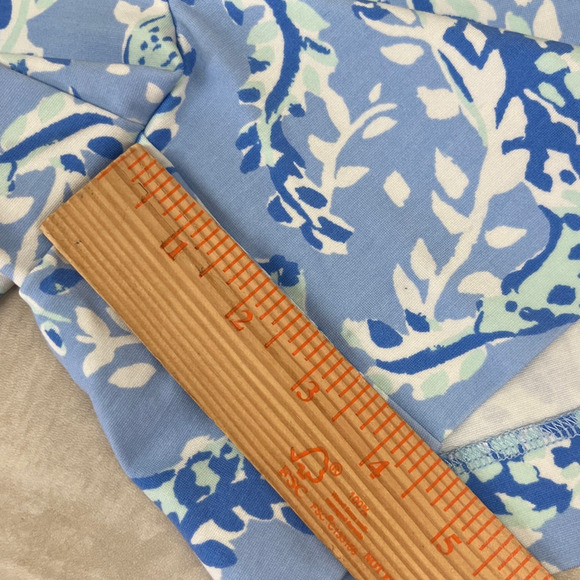 Lilly Pulitzer Callahan Knit Shorts 2 Blue Periwinkle Turtley Awesome Turtles - Picture 7 of 8